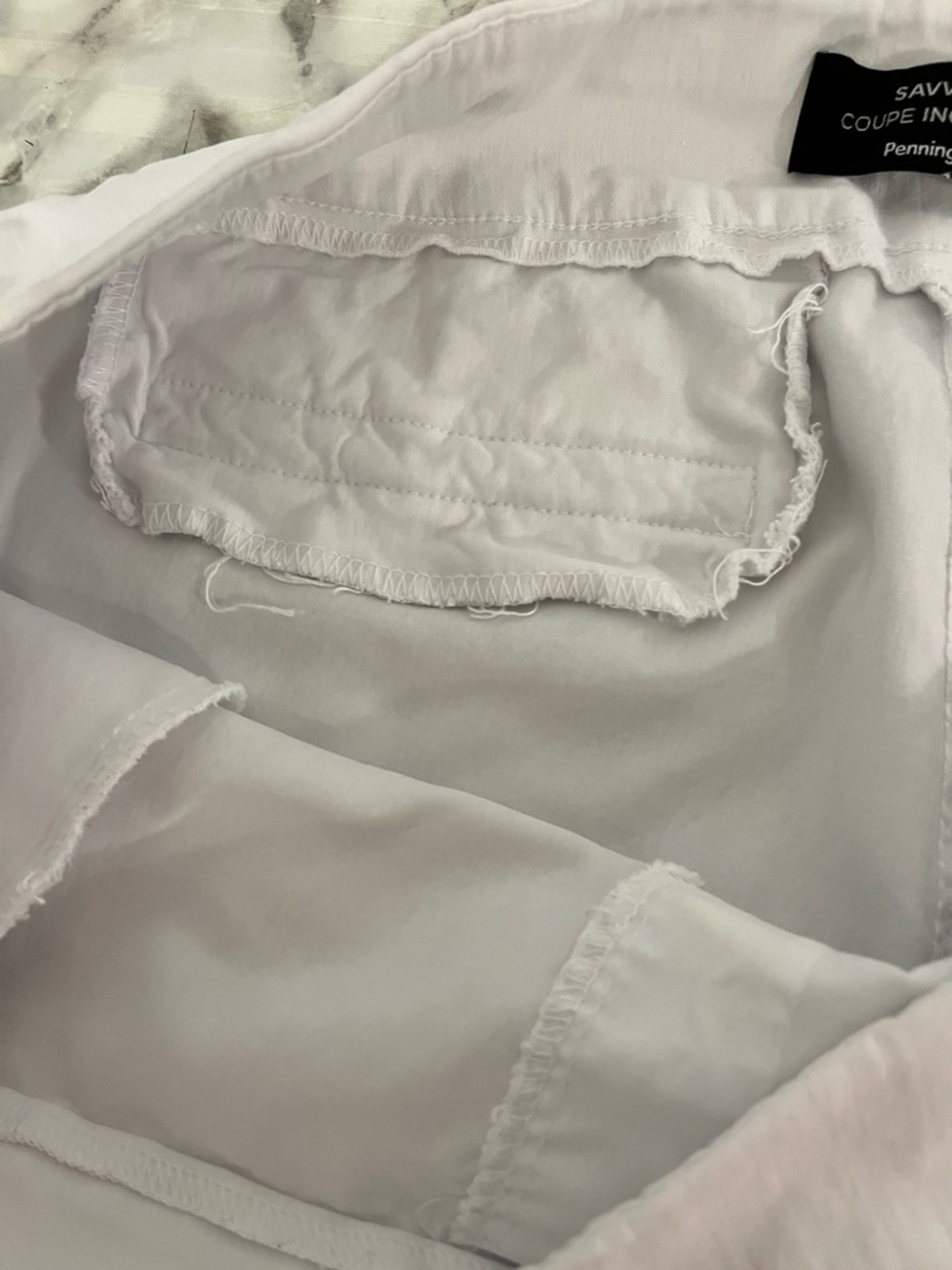 Penningtons White Stretch Capri Pants Size 24 - Picture 6 of 11